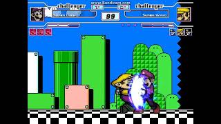 MUGEN Super Mario x4 vs Super Wario x4 + Super Luigi x4 vs Super Waluigi x4 & More