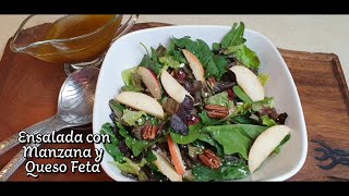 Ensalada con Manzana y Queso Feta deliciosa! video #44