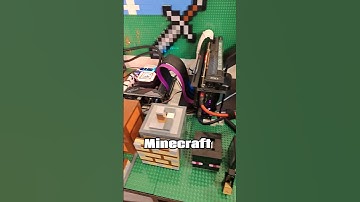 Lego Minecraft GAMING PC Build POWER BUTTON VOTE #lego #minecraft #pc