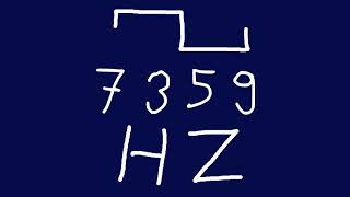 7359 hz square