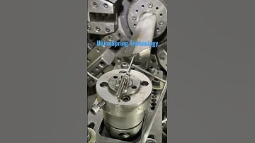 CNC Spring machine. Wire rotary spring machine. Wire forming machine. Metal wire bending machine