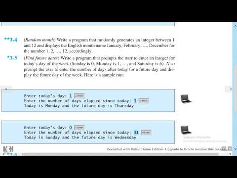 Introduction To Java Programming   Exercise 3 6b