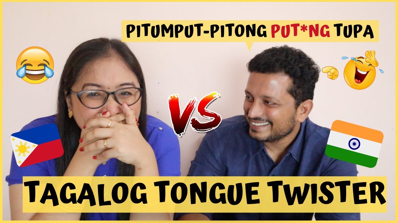 TAGALOG TONGUE TWISTER CHALLENGE *LAUGHTRIP I Filipino Indian Family Vlog # 119 pranks to do on your mom