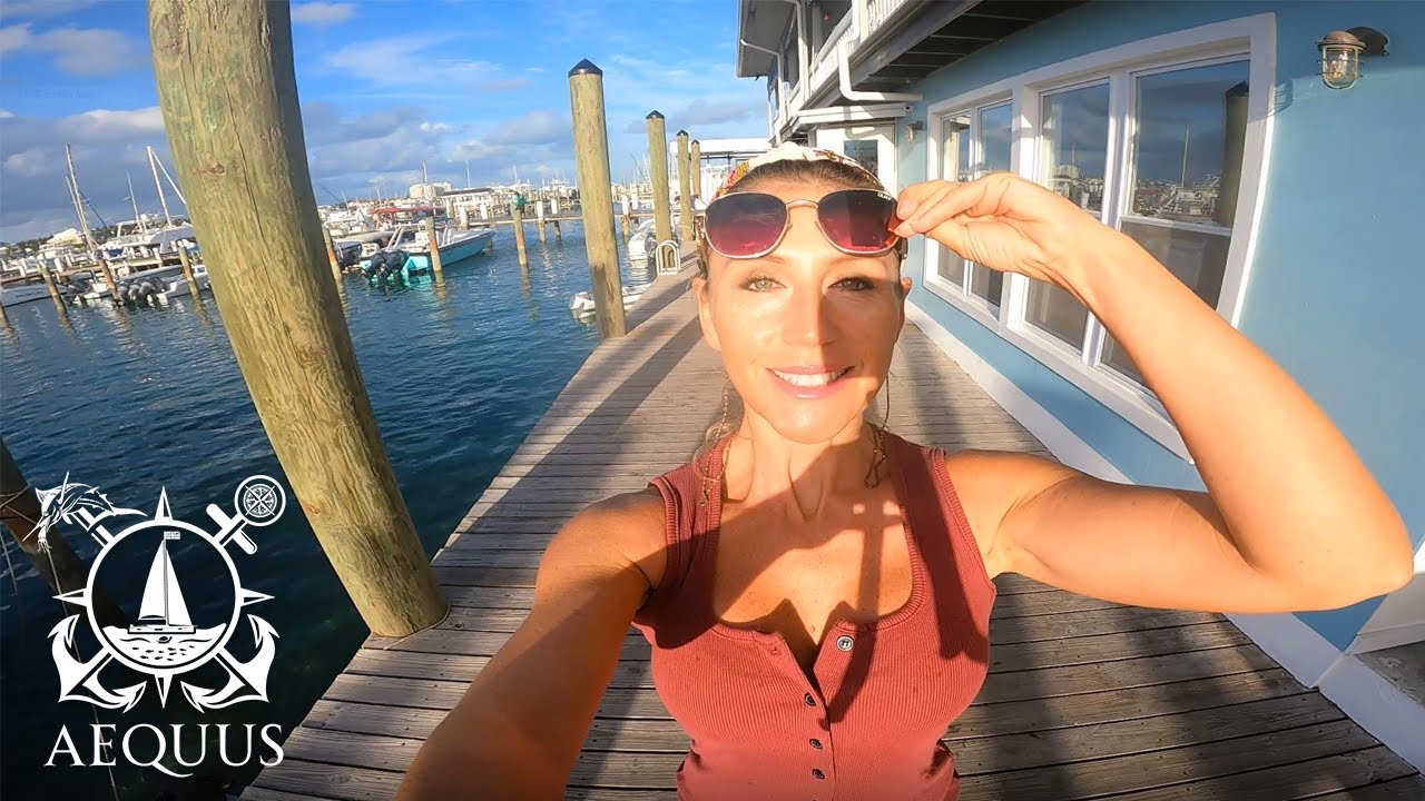 We leave Nassau harbour and Philippa gets soaked in choppy waters: Episode 19