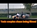 Toxic couples antics being filmed #compilation #toxic #toxicrelationships #motherhood