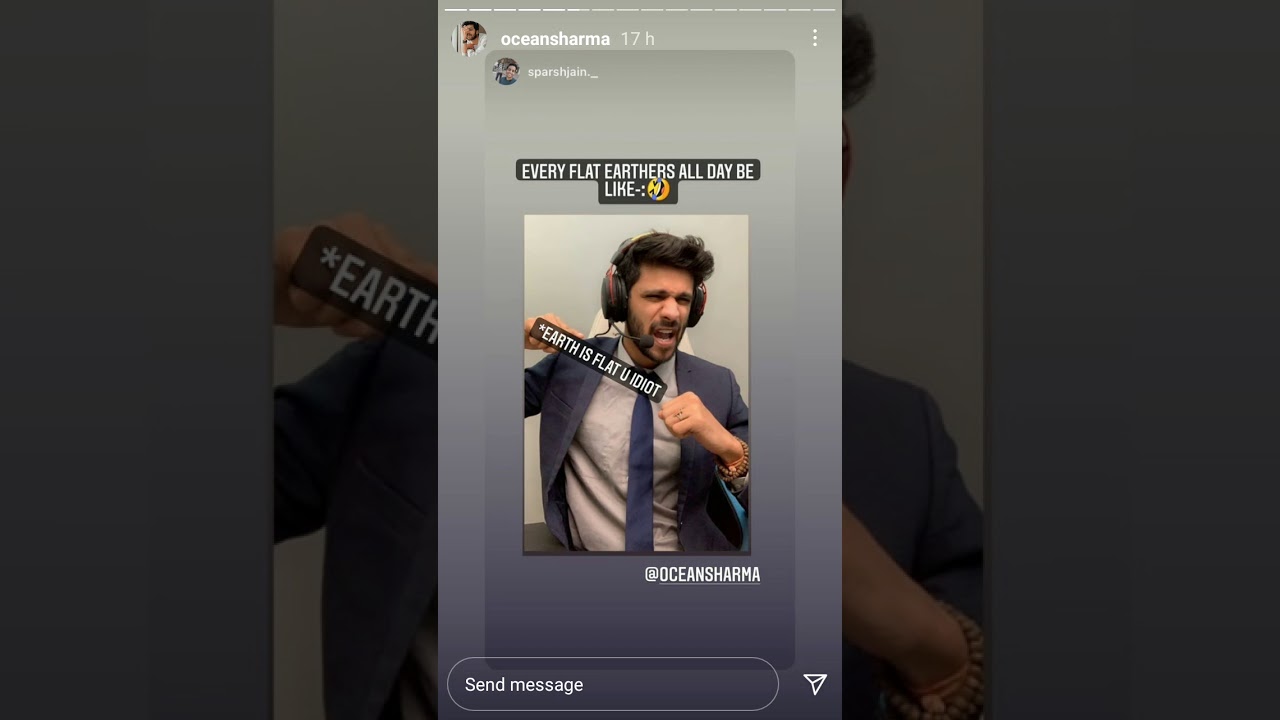 Ocean Sharma Funny Instagram Meme Story