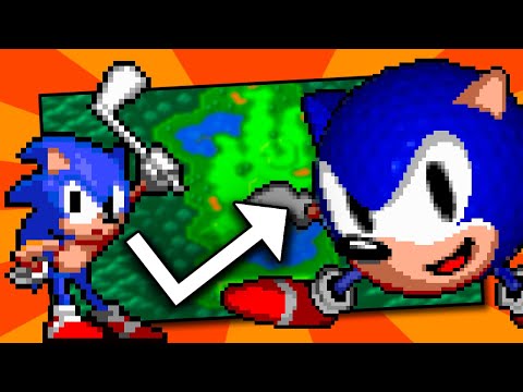 Sonic, But You Are A Golf Ball! - Funny Sonic 2 Rom Hack