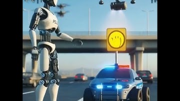 Robot Cop in Action – Controlling Traffic in the Future!