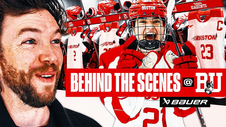 The NEWEST Locker Room in College Hockey | BU Women's Hockey x Team Bauer