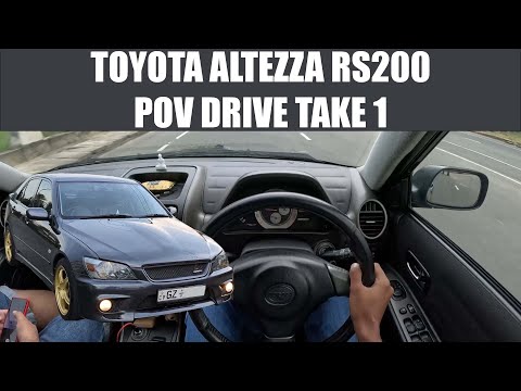 Toyota Altezza RS200 (Lexus IS200) POV Drive