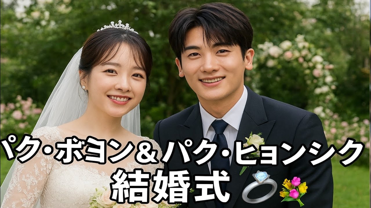 💍✨パク・ボヨン💖パク・ヒョンシク結婚式の全貌公開🌸👰🤵🎶