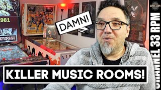 Music rooms of all kinds - checking out viewer's vinyl dens!