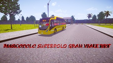 MARCOPOLO SUPERPOLO GRAN VIALE BRT NA LINHA 101C-10 DO MAPA ARICANDUVA - PROTON BUS SIMULATOR