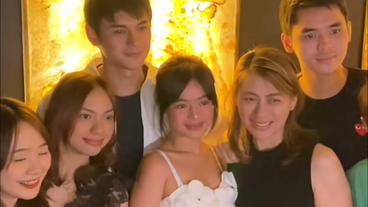 BIANCA DE VER WITH DUSTIN YU AND HIS FAMILY