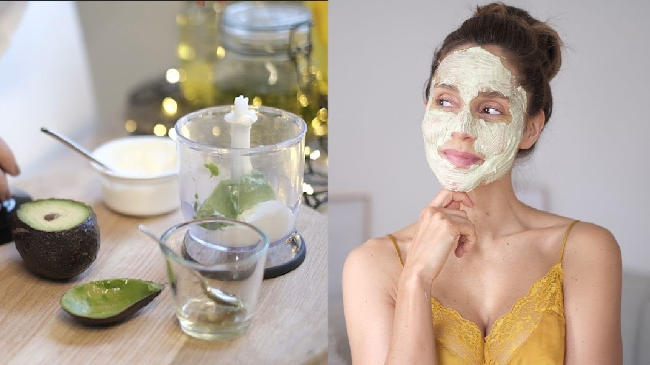 Diy Avocadomaske Gesichtsmaske Fur Trockene Unreine Haut Youtube