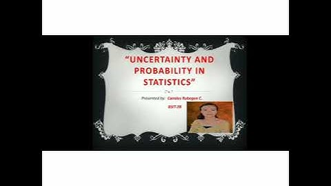 Uncertainty and Probability in Statistics