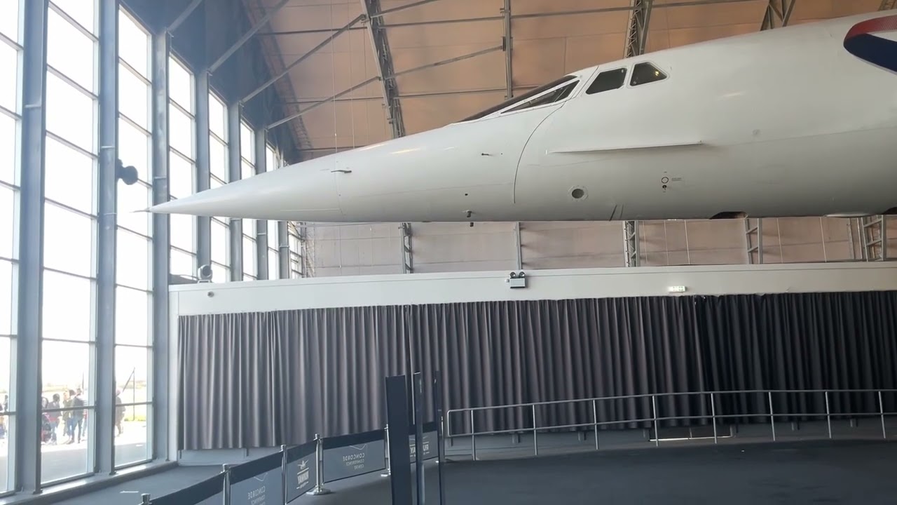 Concord drop the nose at Manchester in 2023