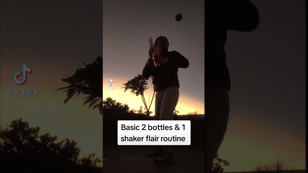 Basic 2 bottles & 1 shaker flair routine 