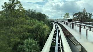 Monorail ride from Orlando taxway to Airport