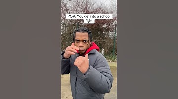 POV: You get into a school fight