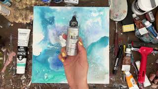 Daily Art Play 22 / Analogous color palette supply review