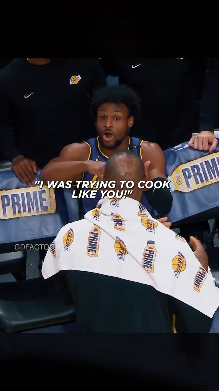 Bronny trying to be like his dad ?
