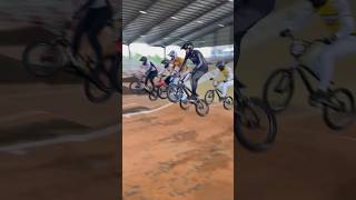 CLOSE Look at World Cup 😳 #worldcup #bmx #bmxracing #shorts #crazy #extremesports