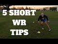 5 Tips and Drills For Small Receivers