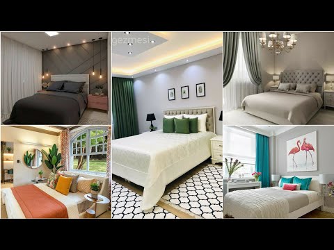 Video: Yatak Odasında Duvar Tasarımı (92 Fotoğraf): Yatak Odasında Dekorasyon Ve Duvar Dekoru, çizimler, Boyama Ve Fresk