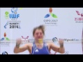 Women 69KG A Clean and Jerk 2014 World Weightlifting Championships