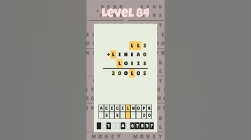 Level 84 - Cryptarithm: android game math  #cryptarithm #mathematics #matematika #maths