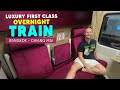 Bangkok to Chiang Mai - LUXURY? - First Class Sleeper Train.