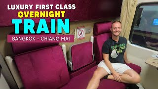 Bangkok to Chiang Mai By Train | First Class Sleeper Train.