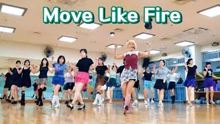 Move Like Fire Line Dance 