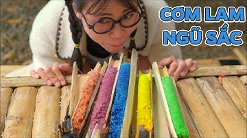 Làm Món Cơm Lam Ngũ Sắc Cực Đẹp Mắt