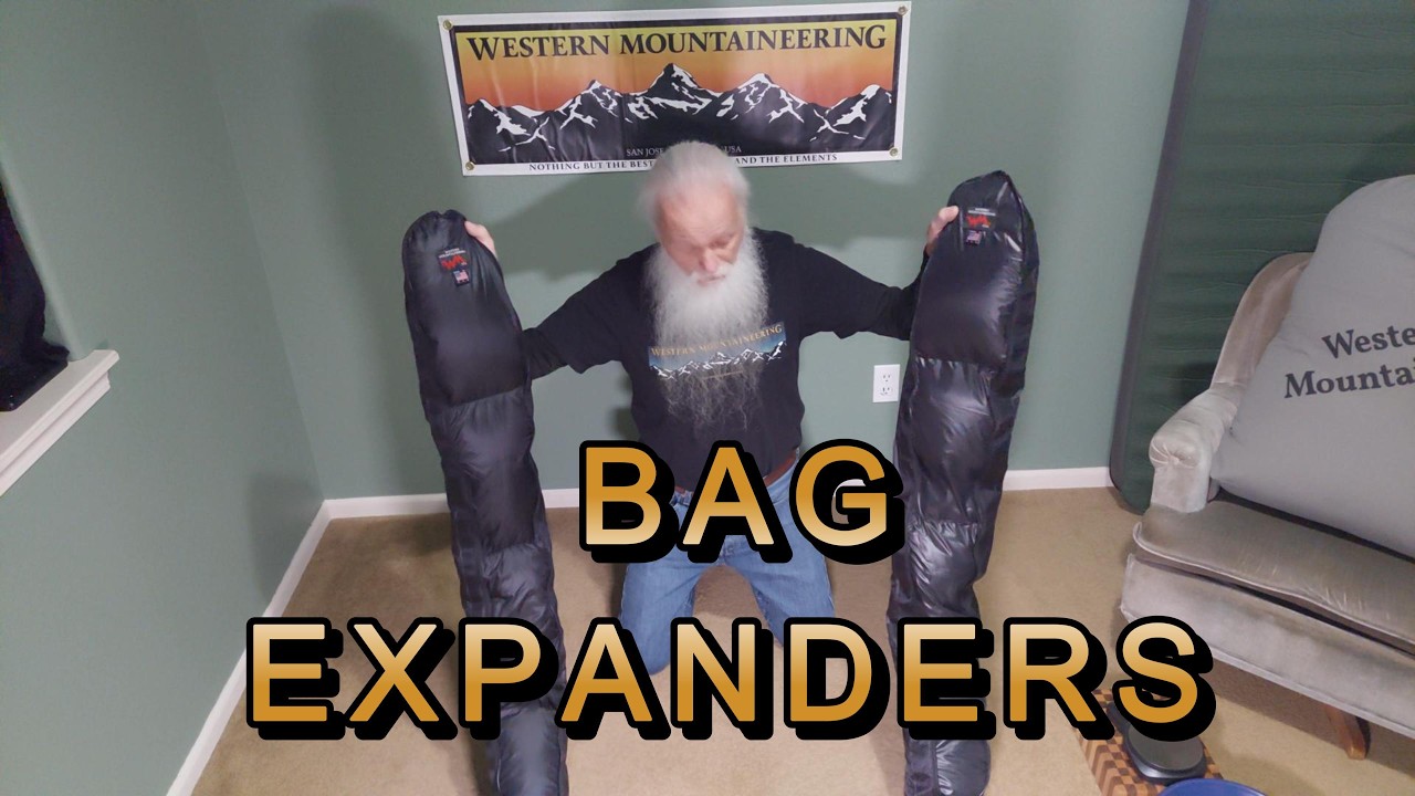 Western Mountaineering Sleeping Bag Expanders - YouTube
