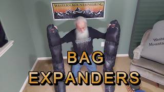 Western Mountaineering Sleeping Bag Expanders - YouTube