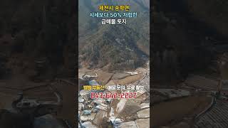 [24] 제천시 송학면 가성비 최고 토지, 시세보다 50% 이상 저렴한 921평의 남향의 토지 입니다!