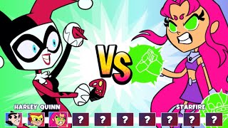 Teen Titans Go Jump Jousts Harley Quinn vs Starfire Who’s Better Fighter | Cartoon Network Games