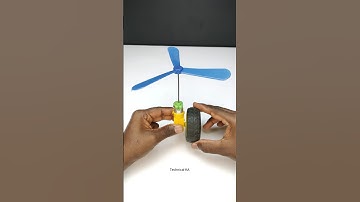 Rotation Fan from Gear Motor • Dc Motor | #dcmotor #tech #youtubeshorts #dcmotorproject