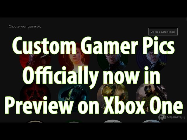 Custom gamerpics are now available to all Alpha Xbox Insiders