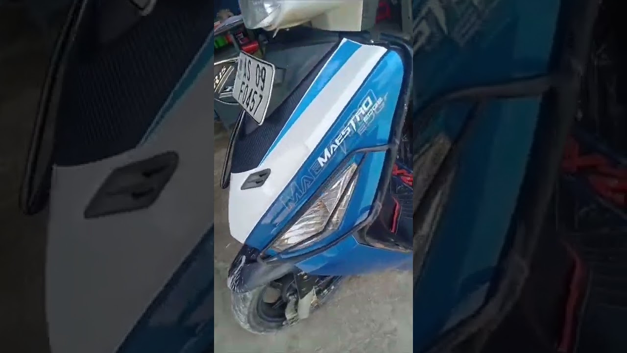 hero maestro edge ll Front crashed wrapping ll Maestro modified ll 