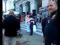 police brutality
rally. rappers