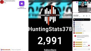 Huntingstats378 To 3K Subscribers Live