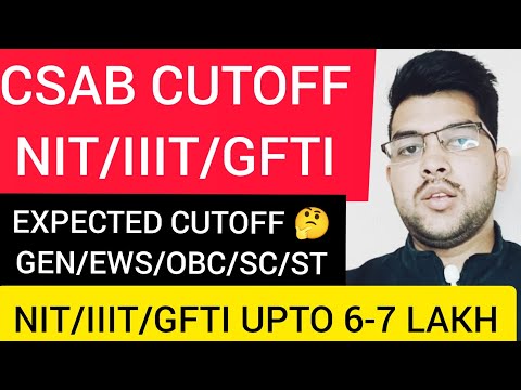 CSAB Counseling Cutoff