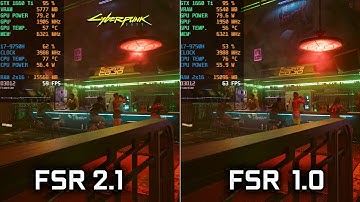 Cyberpunk 2077 FSR 1.0 vs 2.1