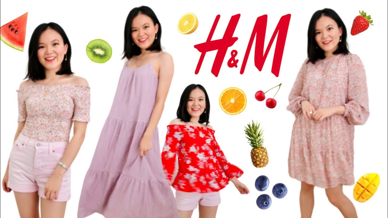 SUMMER H&M TRY ON HAUL | Johanna Ortiz, Desmond & Dempsey collaborations, NYC hoodie, summer outfits