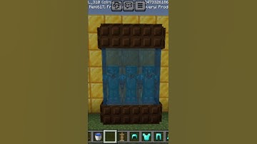 HOW TO MAKE A ARMOUR DISPLAY #minecraft #shorts