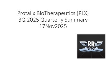 Protalix Biotherapeutics PLX 3Q 2025 Quarterly Summary 17Nov2025