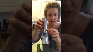 Pampered chef electric wine opener aerator pourer